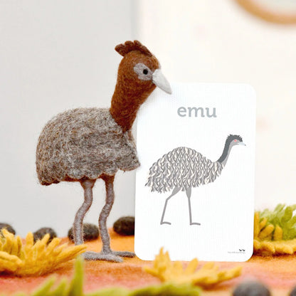 Tara Treasures - Emu Felt Toy