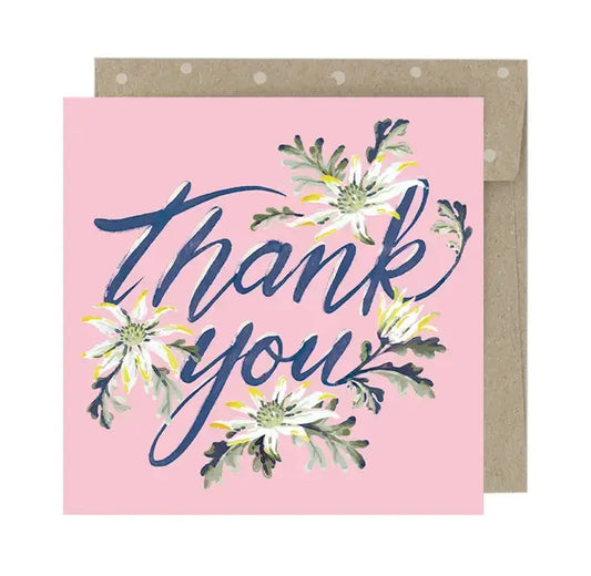 Earth Greetings - Mini Card | Thank You Flannel Flowers