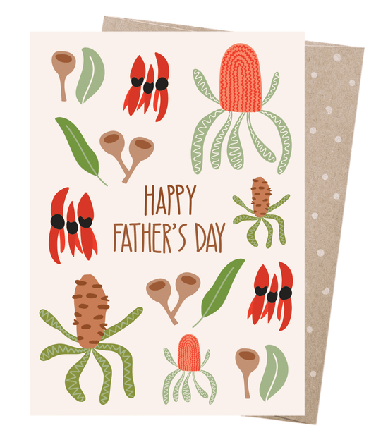 Earth Greetings - Greeting A5 Cards | Father's Day Flora