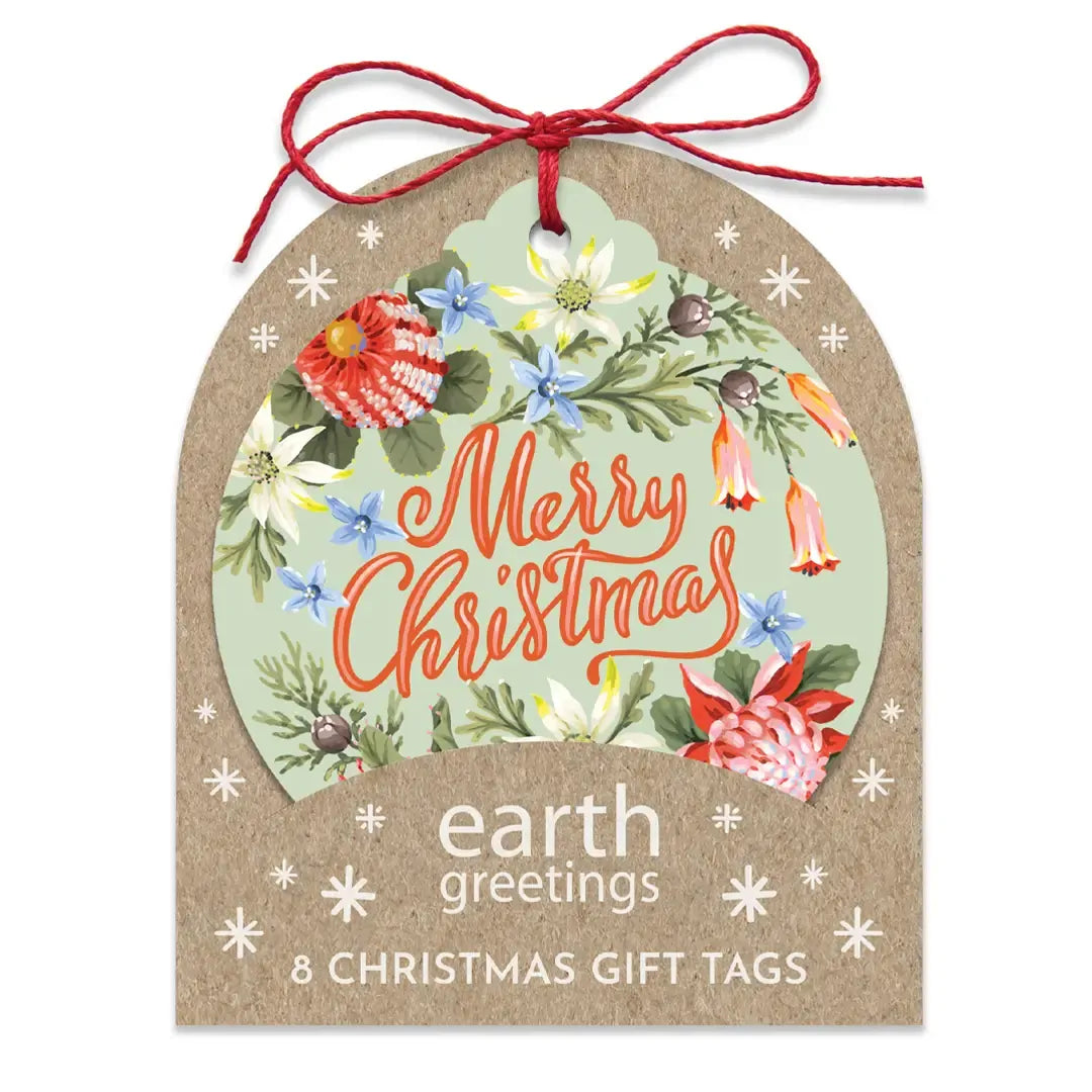 Earth Greetings - Christmas Gift Tags | Christmas Blooms