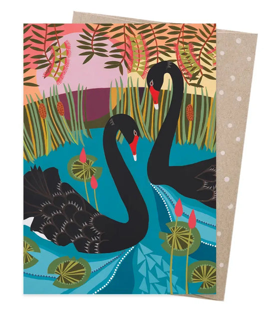 Earth Greetings - Greeting A5 Cards | Black Swans