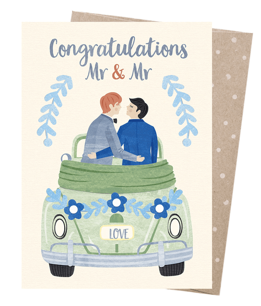 Earth Greetings - Greeting A5 Cards | Grooms Honeymoon