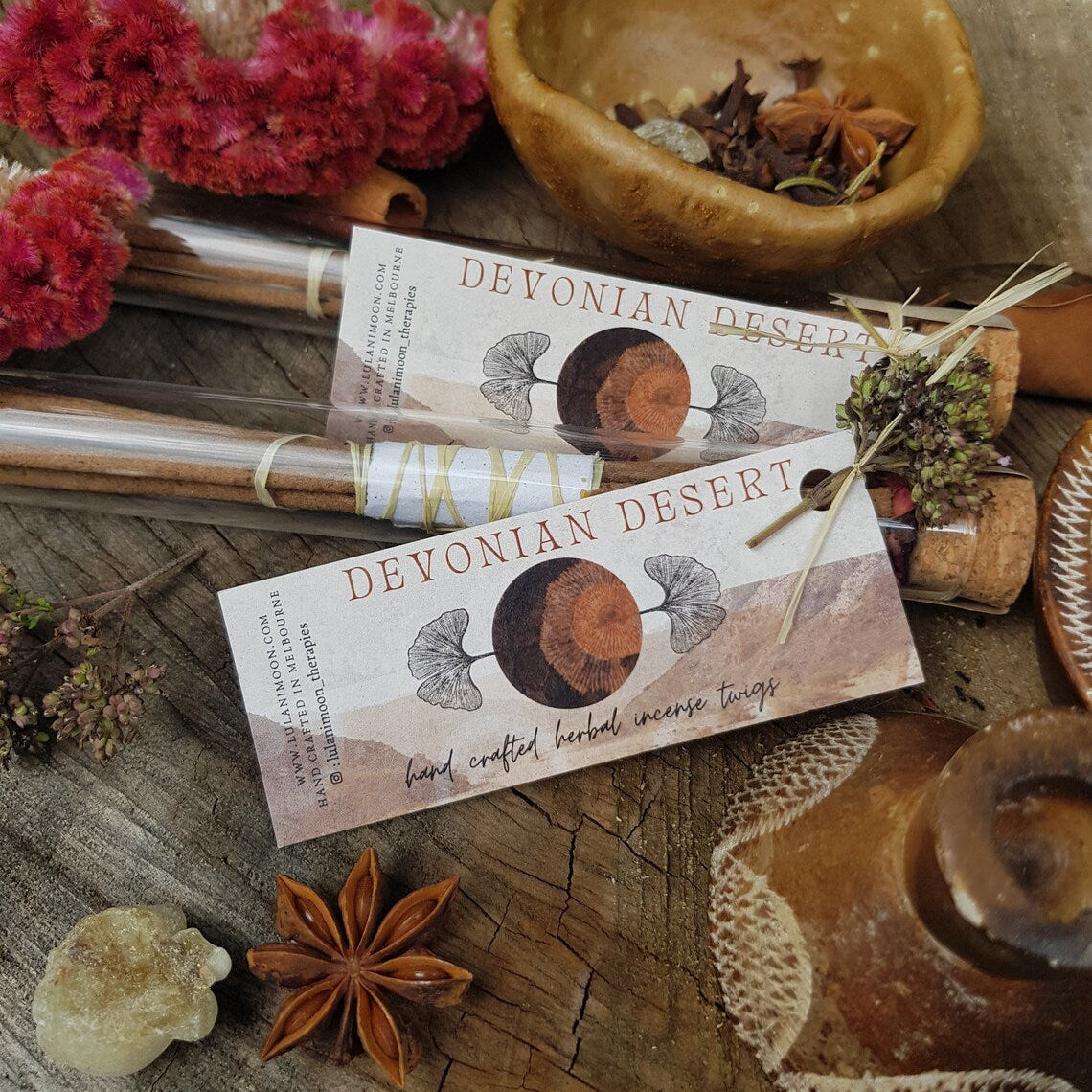 Cretacea - Devonian Desert Incense Twigs