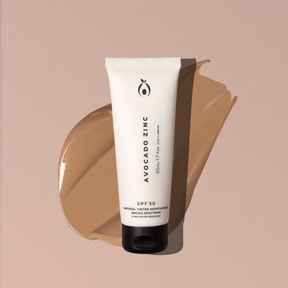 Avocado Zinc - SPF 50 Natural Tinted Moisturiser