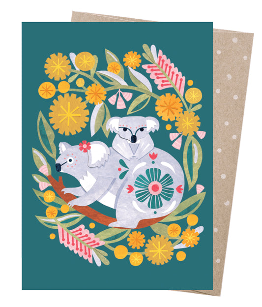 Earth Greetings - Greeting A5 Cards | Koala Mum & Bub