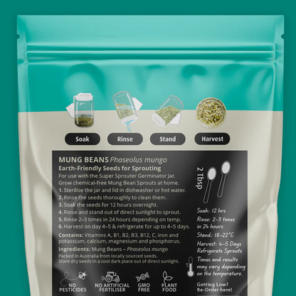 Untamed Health - Mung Beans Sprouting Seeds