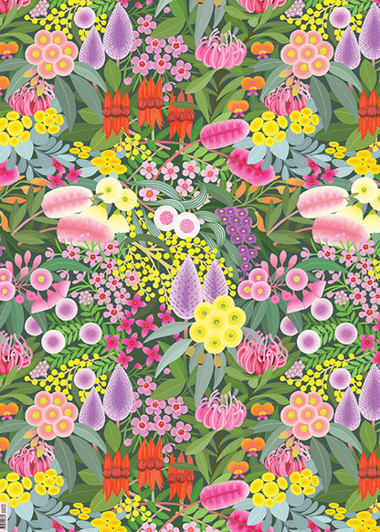 Earth Greetings - Recycled Folded Wrapping Paper | Native Gems