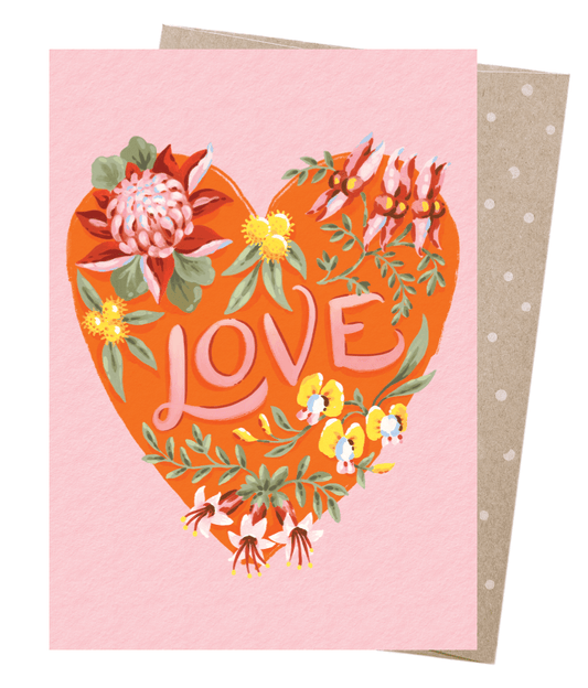 Earth Greetings - Greeting A5 Cards | Love Heart Natives
