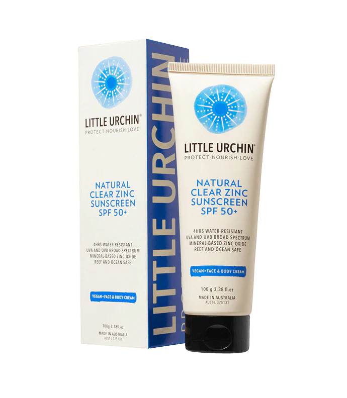 Little Urchin - Natural Clear Zinc Sunscreen SPF50+