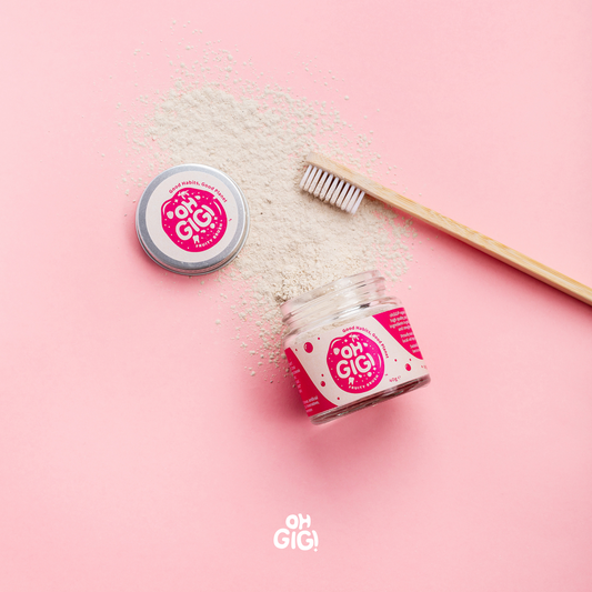 ohGiGi - Organic Tooth Powder 'Fruity Brush'