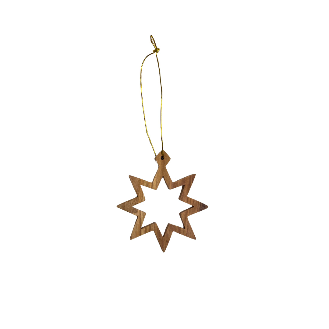 Holy Land Handicraft Cooperative Society - Outlined Star Ornament