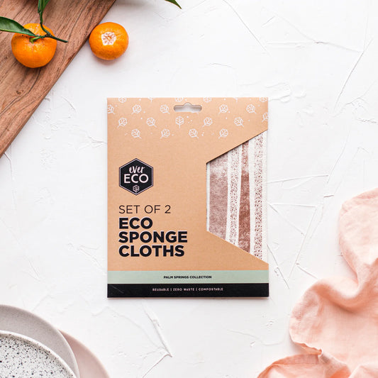Ever Eco Sponge Cloths Hawaiian Hibiscus (Pack of 2)