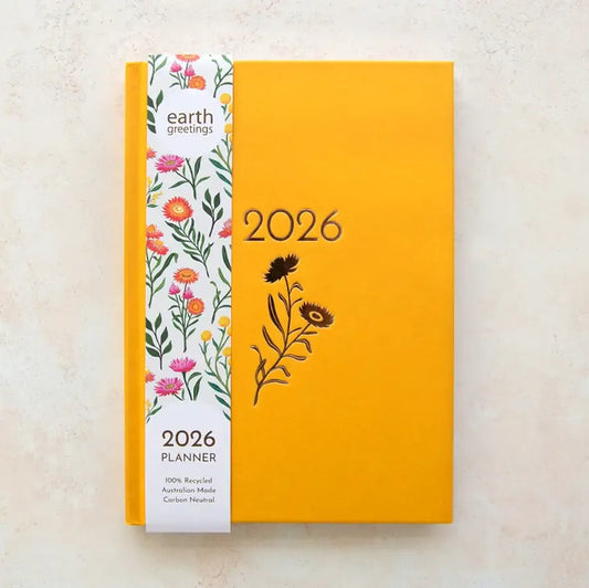 Earth Greetings - 2026 Planner (Wattle)