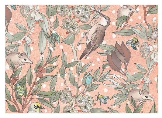 Earth Greetings - Recycled Folded Wrapping Paper | Pollinators