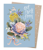 Earth Greetings - Greeting A5 Cards | Get Well Posy
