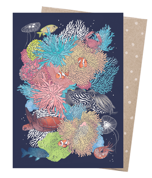 Earth Greetings - Greeting A5 Cards | Reef Creatures