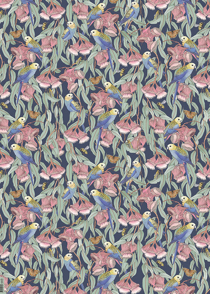 Earth Greetings - Recycled Folded Wrapping Paper | Rosellas Amongst the Mallee