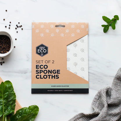 Ever Eco Sponge Cloths Hawaiian Hibiscus (Pack of 2)