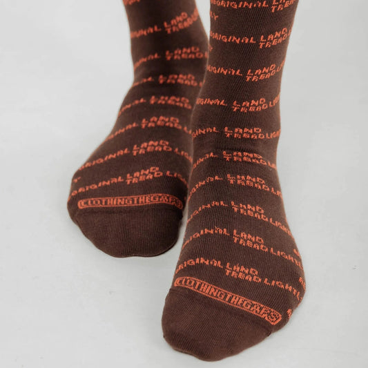 Clothing the Gaps - Orange Tread Lightly Dress Socks