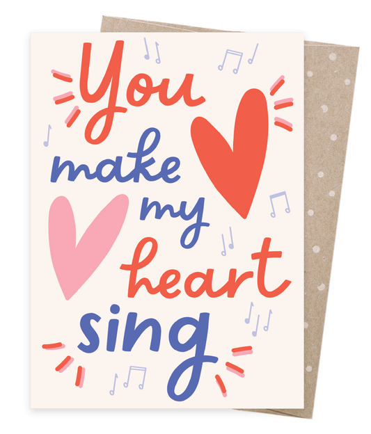 Earth Greetings - Greeting A5 Cards | Heart Song