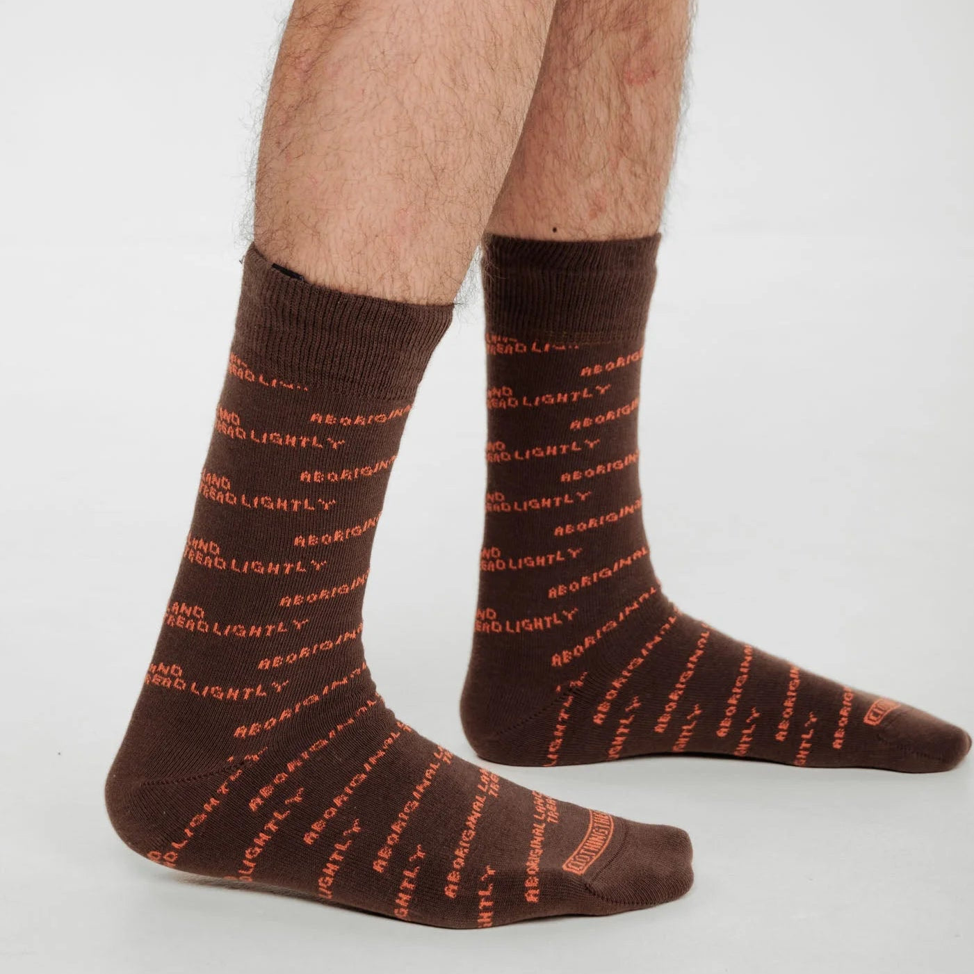 Clothing the Gaps - Orange Tread Lightly Dress Socks