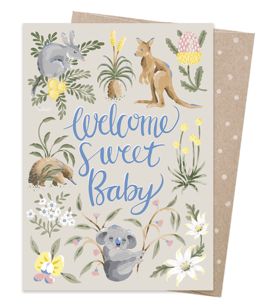 Earth Greetings - Greeting A5 Cards | Sweet Baby Wildlife
