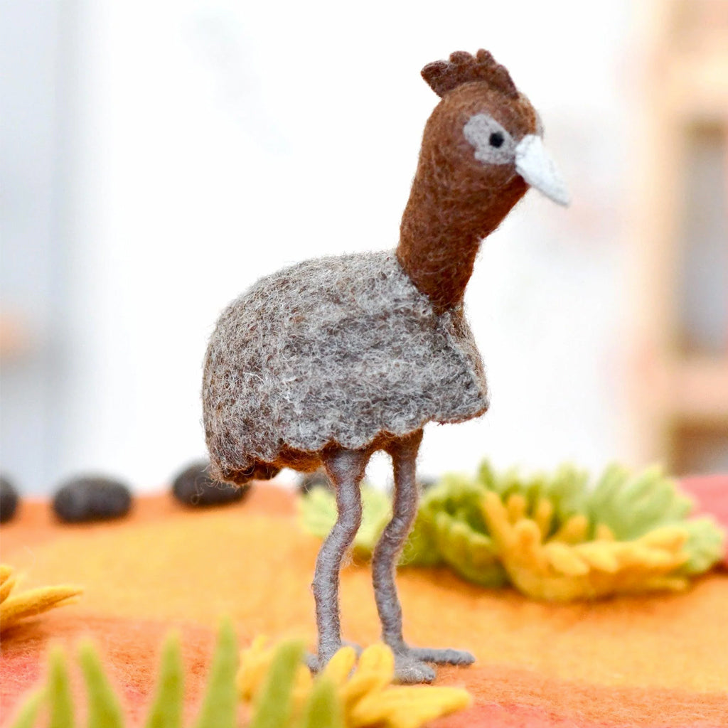 Tara Treasures Felt Emu Toy (Australian Animal)