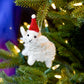 Tara Treasures Felt White Sheep Christmas Ornament