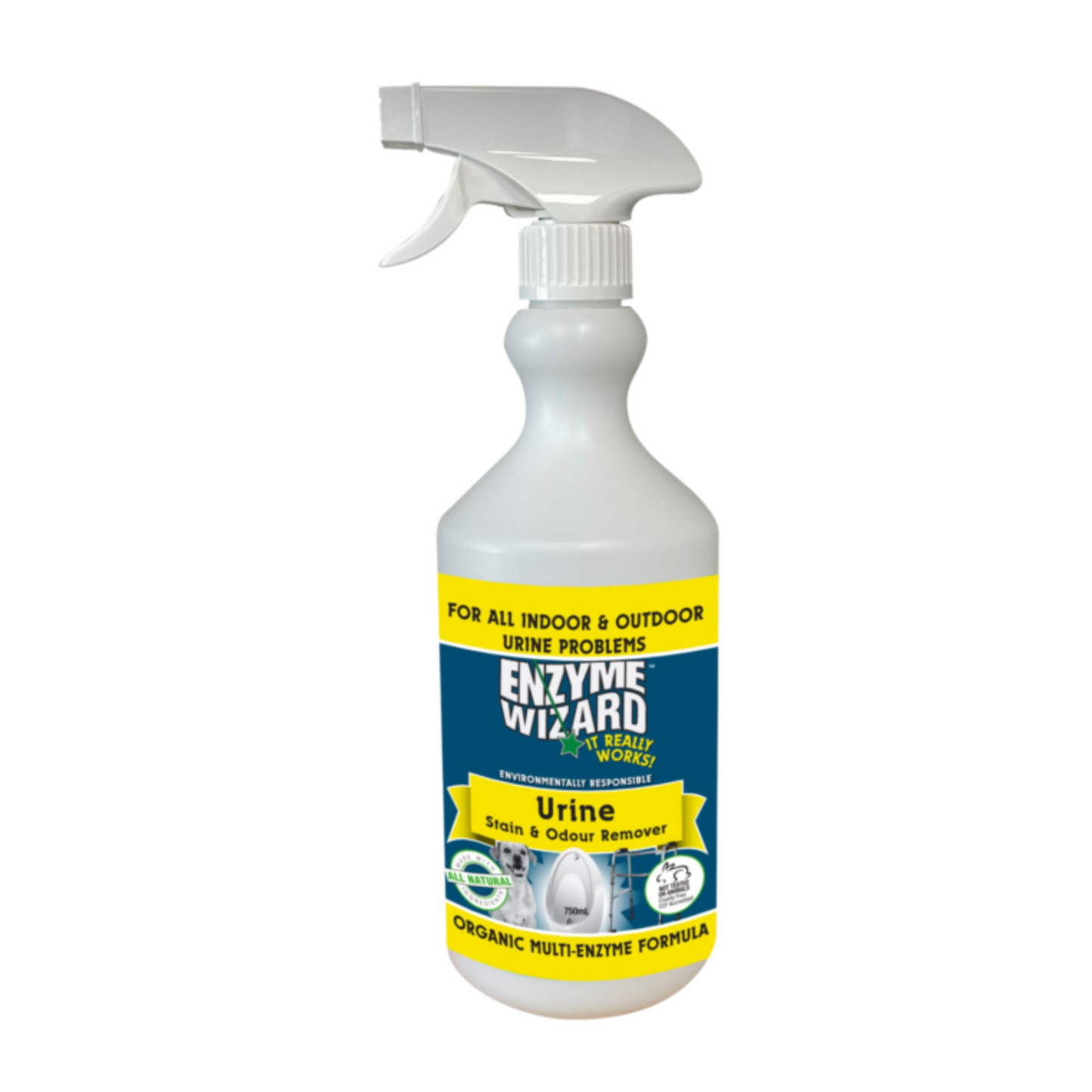 Enzyme Wizard Urine Stain & Odour Remover 750ml