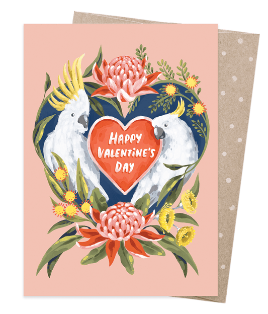 Earth Greetings - Greeting A5 Cards | Cockatoo Valentine