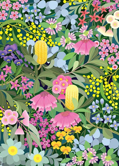 Earth Greetings - Recycled Folded Wrapping Paper | Where Flowers Bloom