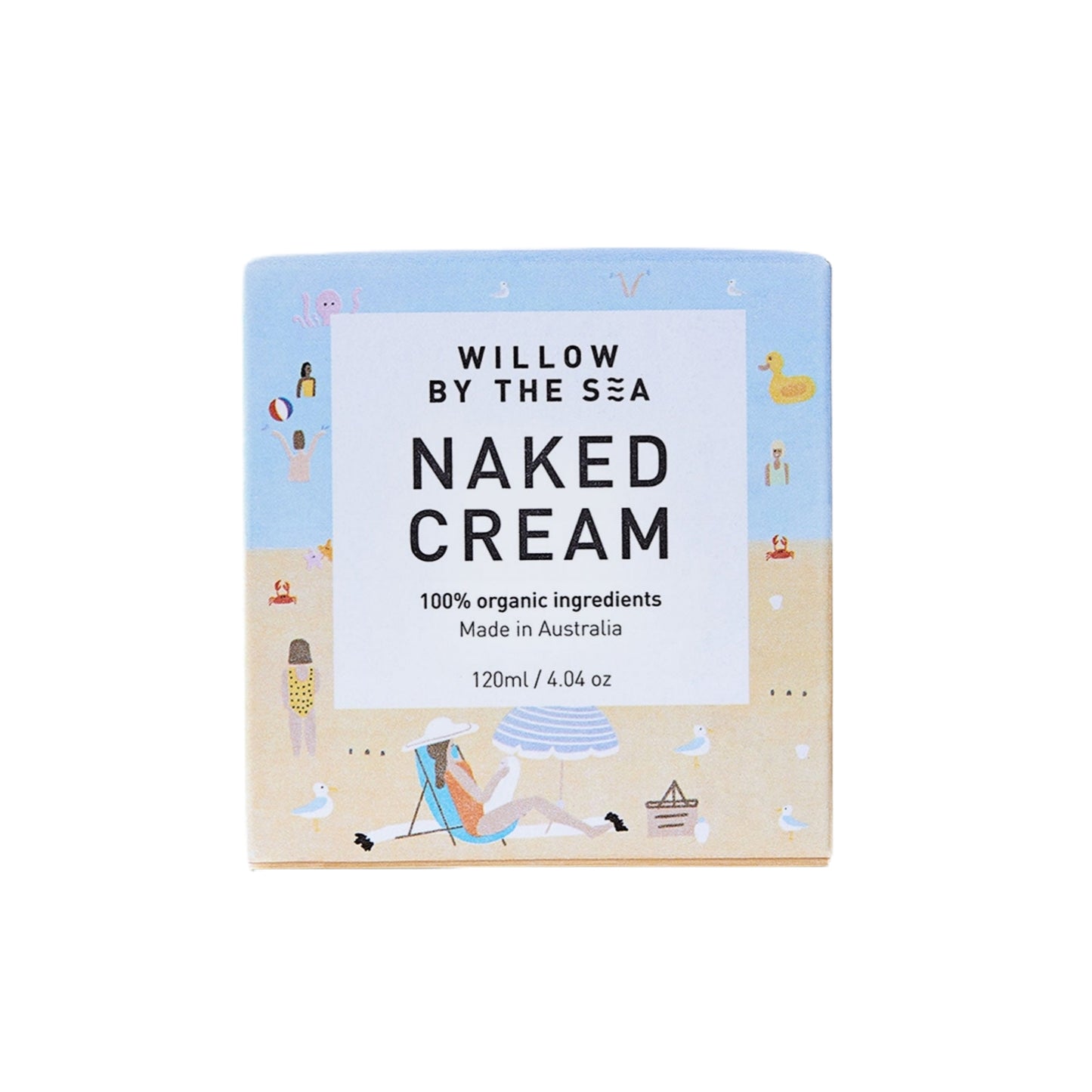 Willow By The Sea - Naked Cream 120ml