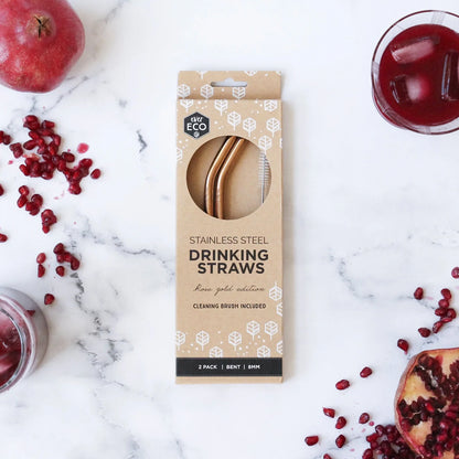 Ever Eco Rose Gold Straws