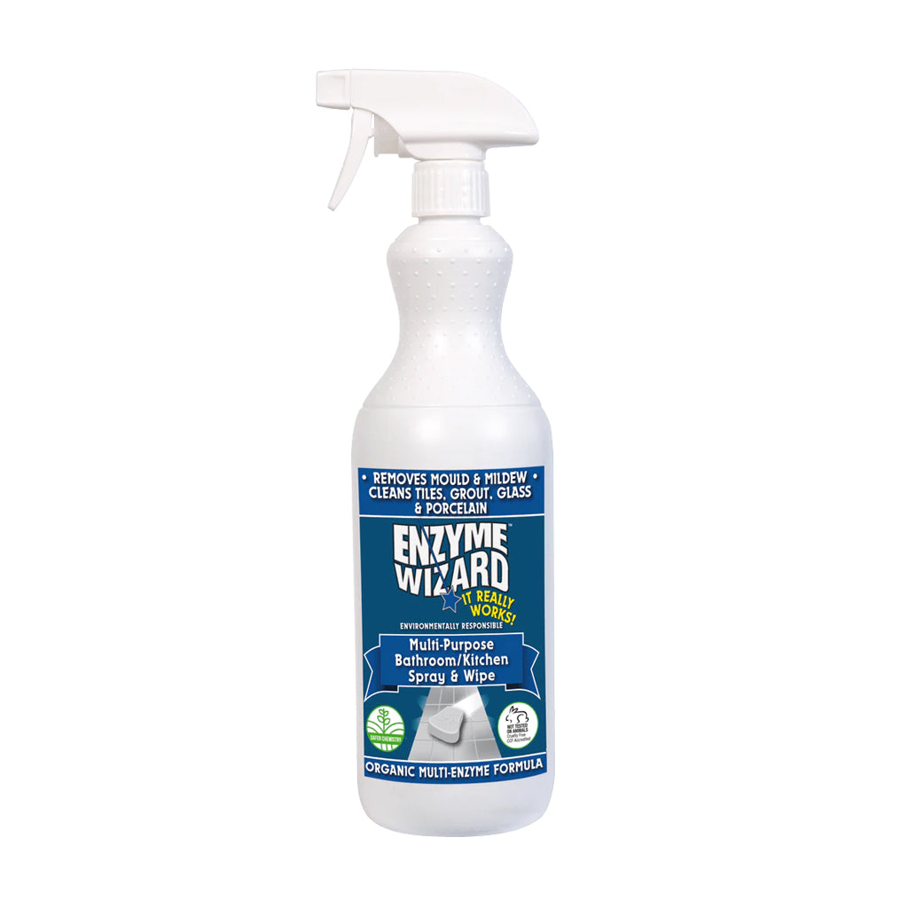 Enzyme Wizard Kitchen/Bathroom Spray & Wipe 1L