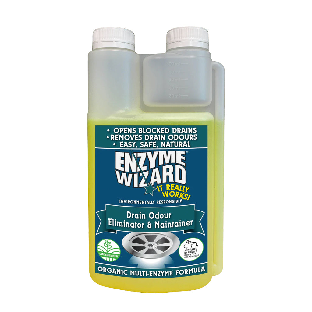 Enzyme Wizard Drain Odour Eliminator & Maintainer 1L