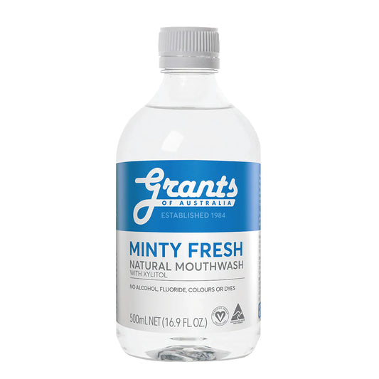 Grants of Australia Minty Fresh Natural Mouthwash 500ml
