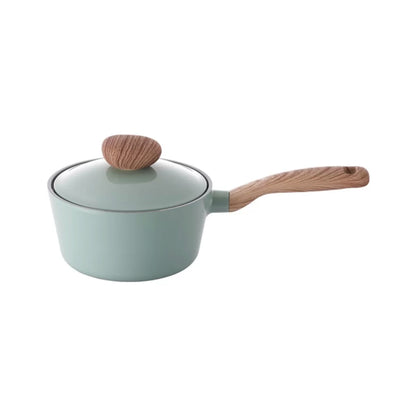 Neoflam Retro 18cm Sauce Pan Induction with Glass Lid Green